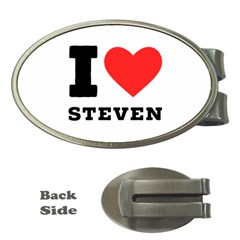 I Love Steven Money Clips (oval)  by ilovewhateva