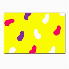 Pattern-yellow - 1 Postcard 4 x 6  (pkg Of 10) by nateshop