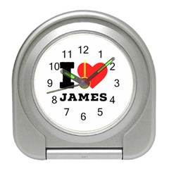 I Love James Travel Alarm Clock by ilovewhateva