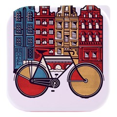 Amsterdam Graphic Design Poster Illustration Stacked Food Storage Container by Salman4z