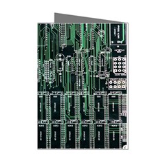 Printed Circuit Board Circuits Mini Greeting Cards (pkg Of 8) by Celenk
