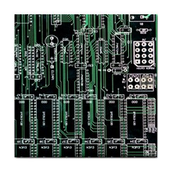 Printed Circuit Board Circuits Face Towel by Celenk