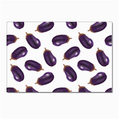 Eggplant Postcard 4 x 6  (pkg Of 10) by SychEva