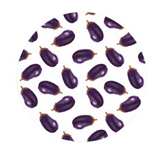 Eggplant Mini Round Pill Box (pack Of 3) by SychEva