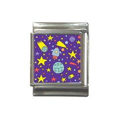Card-with-lovely-planets Italian Charm (13mm) by Salman4z
