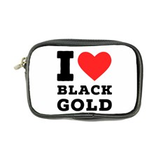 I Love Black Gold Coin Purse by ilovewhateva