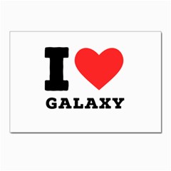 I Love Galaxy  Postcard 4 x 6  (pkg Of 10) by ilovewhateva