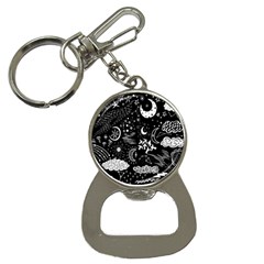 Vector-set-sketch-drawn-with-space Bottle Opener Key Chain by Salman4z