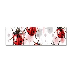 Ladybugs-pattern-texture-watercolor Sticker Bumper (10 Pack) by Salman4z