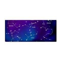 Realistic-night-sky-poster-with-constellations Hand Towel by Salman4z
