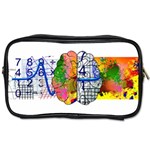 Brain Cerebrum Biology Abstract Toiletries Bag (Two Sides) Front