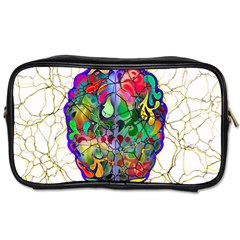 Brain Head Mind Man Silhouette Toiletries Bag (one Side) by pakminggu