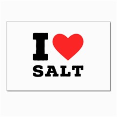 I Love Salt Postcard 4 x 6  (pkg Of 10) by ilovewhateva