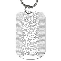 Joy Division Unknown Pleasures Post Punk Dog Tag (two Sides) by Mog4mog4