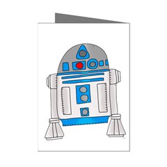 Technology-clip-art-r2d2 Mini Greeting Cards (pkg Of 8) by 99art