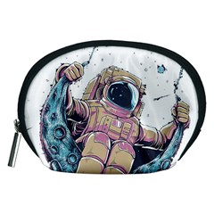 Drawing-astronaut Accessory Pouch (medium) by 99art