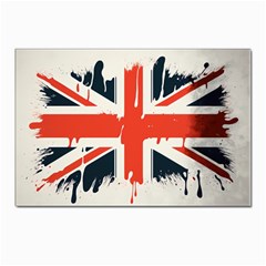 Union Jack England Uk United Kingdom London Postcard 4 x 6  (pkg Of 10) by Bangk1t