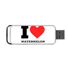 I Love Watermelon  Portable Usb Flash (one Side) by ilovewhateva