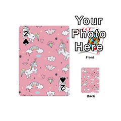 Cute-unicorn-seamless-pattern Playing Cards 54 Designs (mini) by Vaneshart
