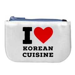 I Love Korean Cuisine Large Coin Purse by ilovewhateva