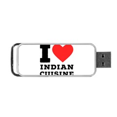 I Love Indian Cuisine Portable Usb Flash (one Side) by ilovewhateva