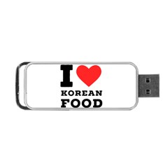 I Love Korean Food Portable Usb Flash (one Side) by ilovewhateva