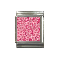 Cute Pink Sakura Flower Pattern Italian Charm (13mm) by Cowasu