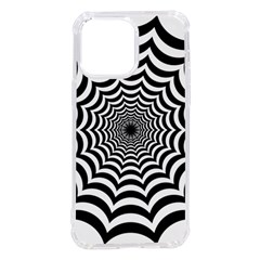 Spider Web Hypnotic Iphone 14 Pro Max Tpu Uv Print Case by Amaryn4rt