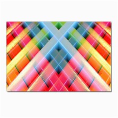 Graphics Colorful Colors Wallpaper Graphic Design Postcard 4 x 6  (pkg Of 10) by Amaryn4rt