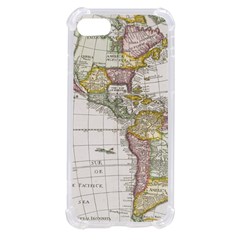 Vintage Map Of The Americas Iphone Se by uniart180623
