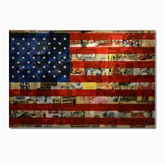 Usa Flag United States Postcard 4 x 6  (pkg Of 10) by uniart180623