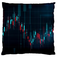 Flag Patterns On Forex Charts Standard Premium Plush Fleece Cushion Case (one Side) by uniart180623
