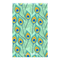 Lovely Peacock Feather Pattern With Flat Design Shower Curtain 48  X 72  (small)  by Simbadda