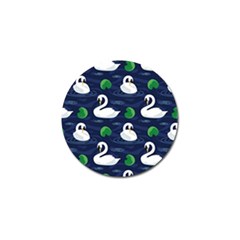 Swan-pattern-elegant-design Golf Ball Marker (4 Pack) by Simbadda