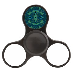 Mazipoodles Origami Chintz A - Navy Lime Blue Black Finger Spinner by Mazipoodles