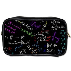 Mathematics  Physics Maths Math Pattern Toiletries Bag (one Side) by Grandong