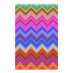 Pattern Chevron Zigzag Background Shower Curtain 48  X 72  (small)  by Grandong