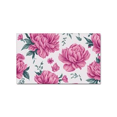 Pattern Flowers Texture Design Sticker Rectangular (100 Pack) by Grandong