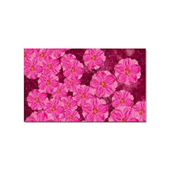 Cherry-blossoms-floral-design Sticker (rectangular) by Bedest