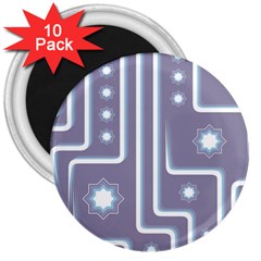 Pattern-non-seamless-background 3  Magnets (10 Pack)  by Cowasu