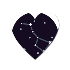 Celebrities-categories-universe-sky Heart Magnet by Cowasu