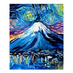 Mount Fuji Art Starry Night Van Gogh Shower Curtain 60  X 72  (medium)  by Sarkoni