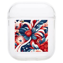 America Pattern Airpods 1/2 Case by Valentinaart