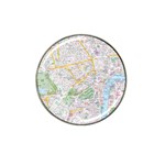London City Map Hat Clip Ball Marker (4 pack) Front