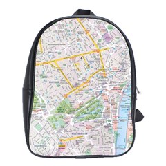 London City Map School Bag (xl) by Bedest