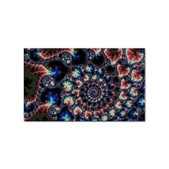 Psychedelic Colorful Abstract Trippy Fractal Sticker Rectangular (10 Pack) by Bedest