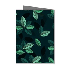 Foliage Mini Greeting Cards (pkg Of 8) by HermanTelo