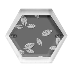 Foliage Hexagon Wood Jewelry Box by HermanTelo