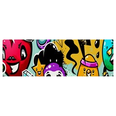 Cartoon Graffiti, Art, Black, Colorful, Wallpaper Banner And Sign 12  X 4  by nateshop