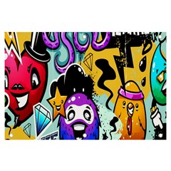 Cartoon Graffiti, Art, Black, Colorful, Wallpaper Banner And Sign 6  X 4  by nateshop